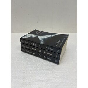 Fifty Shades Trilogy by E L James - Grey, Darker, Freed Paperback Book Set set